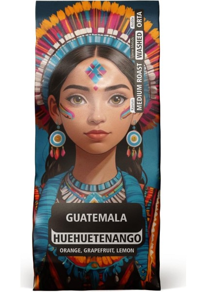 Amasyalı Kahveci Bekir Guatemala Hue Kahve Çekirdek 250G