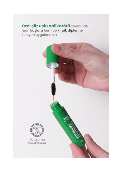 Bade Natural Biberiye Yağı Kaş Kirpik Bakım Serumu Besleyici ve Güçlendirici 10 ml fiyatları
