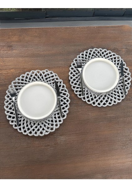 Homeinn 2'li Set Amerikan Servis-Leke Tutmaz 33 x 33 cm