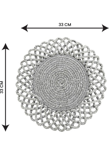 Homeinn 2'li Set Amerikan Servis-Leke Tutmaz 33 x 33 cm