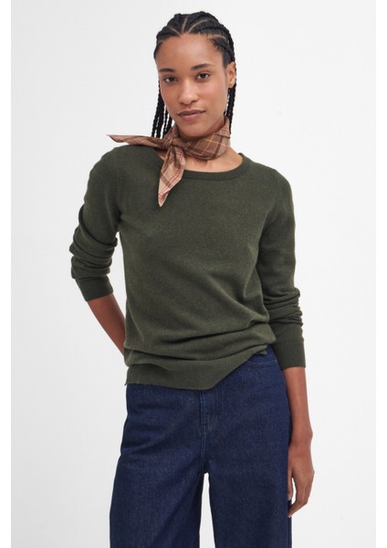 Pendle Crew Triko Kazak OL54 Olive/hessian Tartan