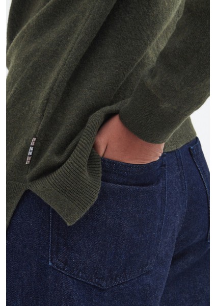 Pendle Crew Triko Kazak OL54 Olive/hessian Tartan