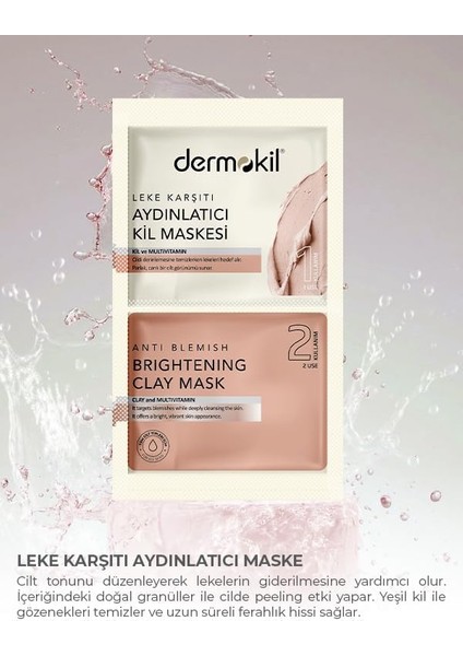 Dermokil Leke Karşıtı Aydınlatıcı Maske 2x 7.5 ml