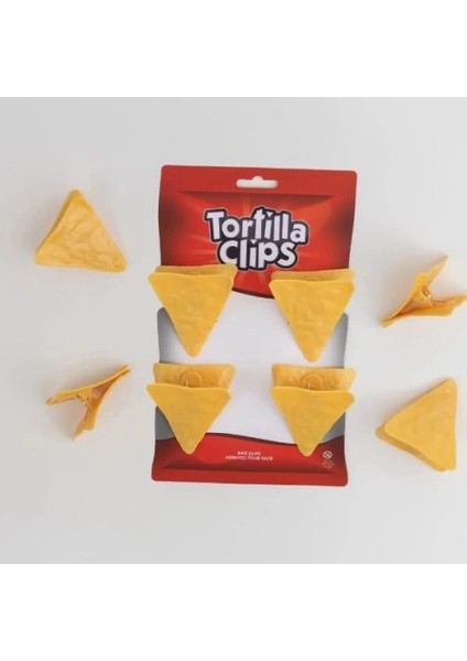 Buğz Cips Şeklinde Poşet Klipsleri