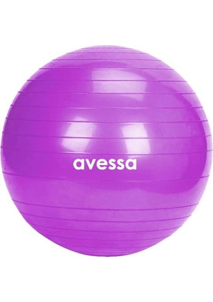 Avessa Pilates Topu 65 cm Mor