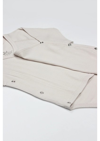 Organic Modal Flying Balloons Kruvaze Uzun Kol Body BS17121 Bej indirimleri