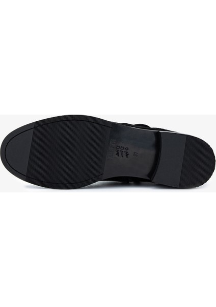 Kadın Hakiki Deri Siyah Süet Düz Bot 1167 1014 Bn Bot SK25-26 Sıyah Suet indirimleri