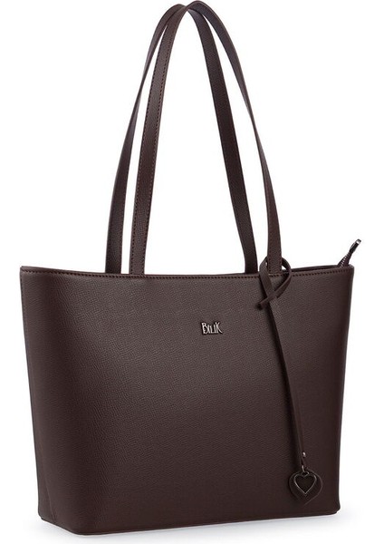 Logo Detaylı Kahve Kadın Omuz Çantası Blkf Aqua fiyatları