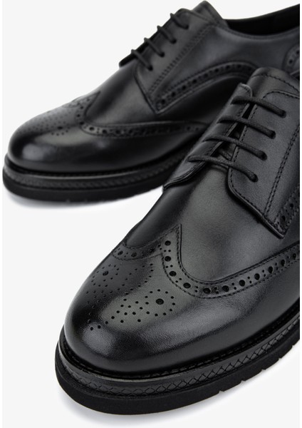 Kadın Hakiki Deri Siyah Casual Ayakkabı 987 Z108 Bn Ayk SK25-26 Sıyah modelleri