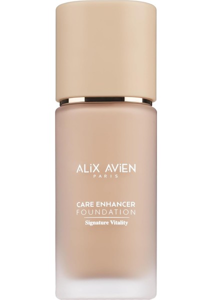 Alix Avien Kırışıklık Karşıtı Nemlendirici SPF30 Parlak Bitişli Fondöten Care Enhancer 808 Warm Amber modelleri
