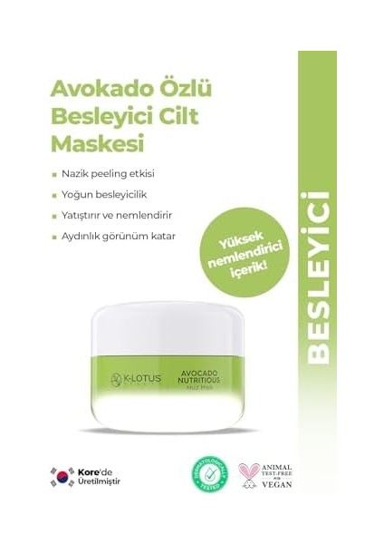 K-Lotus Beauty Kore 3&apos;lü Etkili Bakım Maske Seti