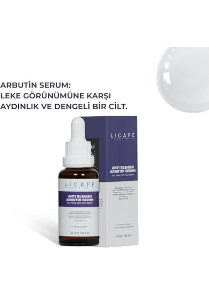 Leke Karşıtı Cilt Tonu Dengeleyici%2 Arbutin Serumu fiyatları
