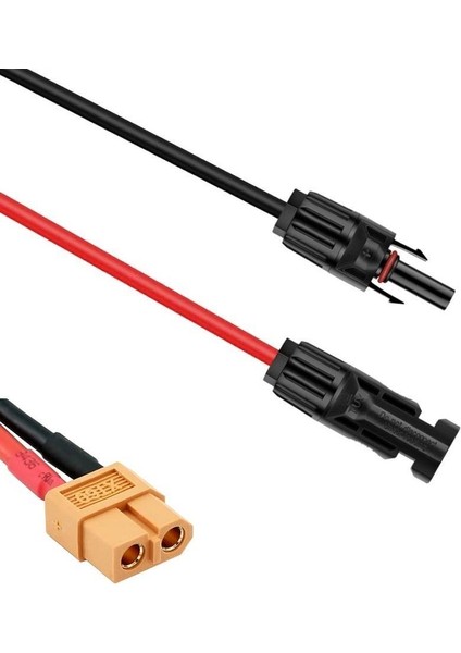 MC4-XT60 Dişi Solar Kablosu 10 Metre 4 mm