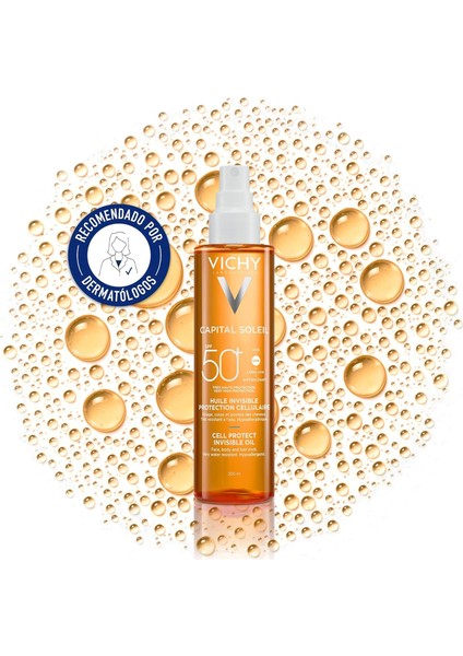Vichy Capital Soleil Cell Protect Oil Spf 50+ Güneş Koruyucu Yağ 200 ml