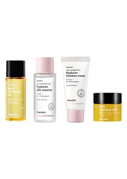 Hanskin Glass Skin On The Go-Seyahat Boy Cilt Bakım Seti/temizleyici/sakinleştirici/nemlendirici fiyatları