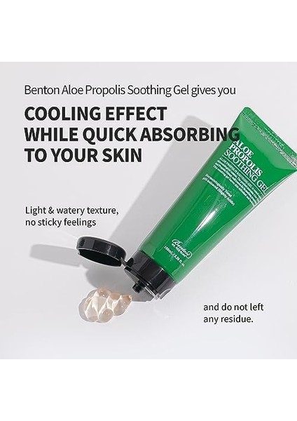 Benton Aloe Propolis Soothing Gel - Aloe & Propolis Içeren Cilt Yatıştırıcı Jel 1 Paket (1 x 100 Ml)