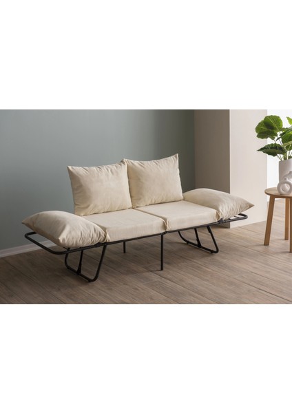 Lena Ikili Katlanır Yataklı Koltuk Krem indirimleri