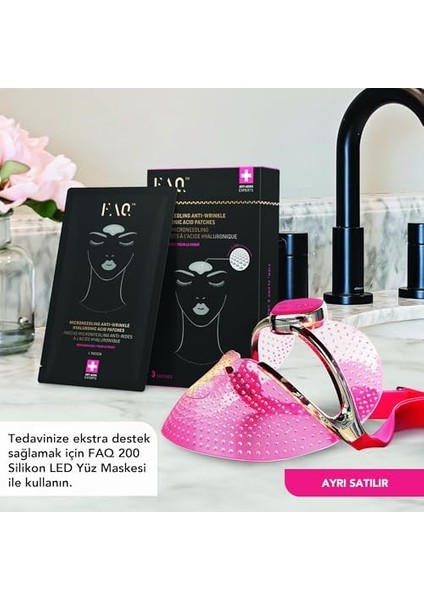 Faq Mikroiğneli Kırışıklık Karşıtı Hyaluronik Asit Alın Pedleri – Alın Kırışıklık Bandı – Anında Yenileyici Etki – Seyahat Dostu Cilt Bakımı – 3 Adet fiyatları