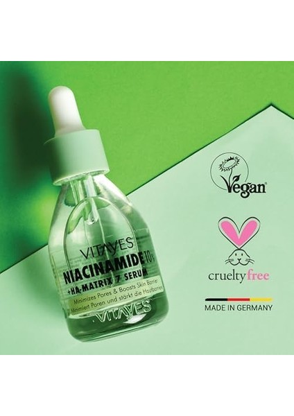 Vıtayes Niacinamide%10 ve Hyalüronik Asit Cilt Gözenek Sıkılaştırıcı Cilt Bariyeri Güçlendirici Serum, 30 ml fiyatları