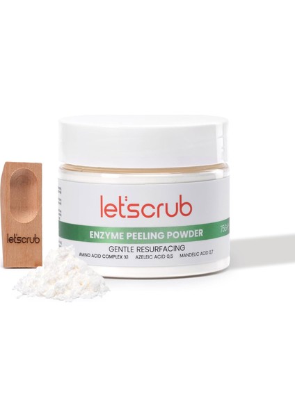 Let&apos;scrub Arındırıcı ve Yenileyici Enzim Peeling Tozu Gentle Resurfacing Enzim Peeling Powder 75 gr fiyatları