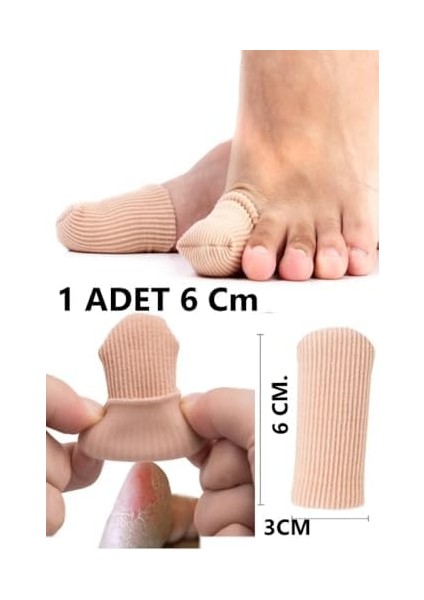1 Adet 6 cm Ayak Başparmak Kemik Koruyucu, Tırnak Batması Için Kumaş Kaplı Silikon Tüp Nasır Koruyucu, Kumaş Kaplı Silikon Teo Tüp Kumaş, Paramak Eğriliği, Baş Parmak Kemik Koruyucu fiyatları