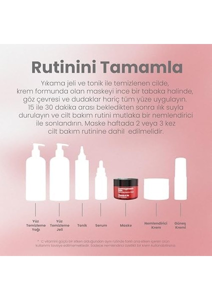 Aydınlatıcı C Vitamini Maske 50ML