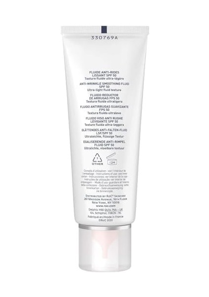 Roc Soleil-Protect Kırışıklık Karşıtı Likit Yüz Güneş Kremi SPF50 50 ml fiyatları