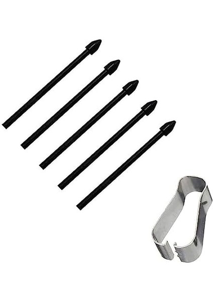 S-Pen Yedek Uçlar Galaxy Tab S7 Fe/tab S7 / Tab S7+ Plus/galaxy Tab S8 / Tab S8+ Plus/tab S8 Ultra Için Dokunmatik Stylus S Pen Uçlar Uç Alet Seti, 5 Adet (Siyah) fiyatları