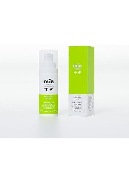 Mia Klinika Pantenol Bal ve Cicalı Pürüzsüzleştirici Işıltı Veren Nemlendirici Yüz Maskesi