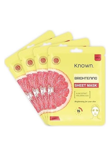 Known Aydınlatıcı Yüz Maskesi 4 Adet