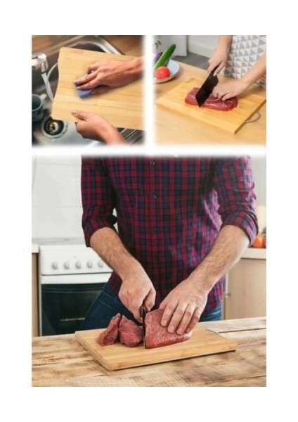 Buğz Metal Saplı Bambu Kesim Panosu fiyatları