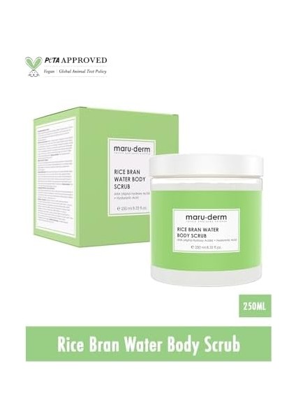 Maru.derm Pirinç Suyu Vücut Peelingi Aha Hyaluronik Asit 250 ml modelleri
