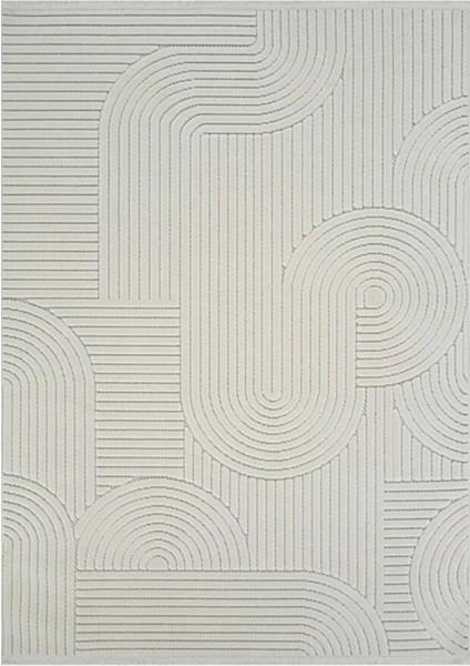 Icon 1140 Sisal Dekoratif Kabartmalı Halı Tozsuz Salon Halısı Mutfak Koridor Yolluk