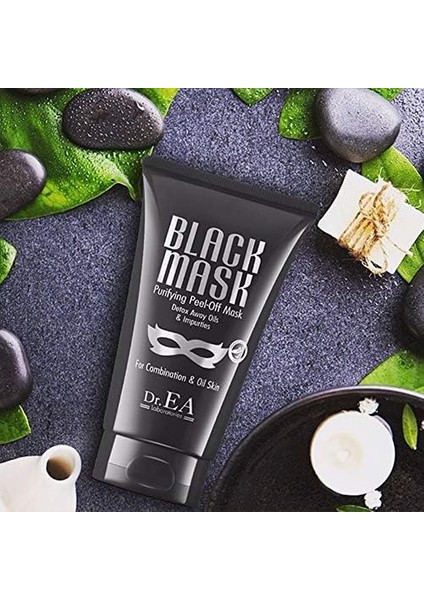Dr. Ea Laboratories Soyulabilir Siyah Maske - Siyah Nokta ve Sivilce Karşıtı 75ML
