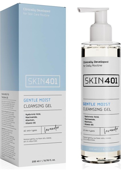 SKIN401 Nemlendirici Tazelik ve Parlaklık Veren Yüz Temizleme Jeli 200ML modelleri