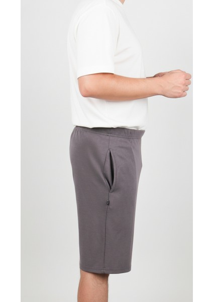 Adaptif Gri Yatan Hasta Bakım ve Tedavi Şortu modelleri