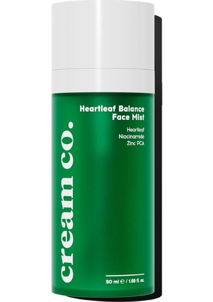 Cream Co. Gözenek Sıkılaştırıcı Ferahlatıcı Yüz Spreyi, Heartleaf Face Mist, Niacinamide, Tüm Cilt Tipleri, 50 ml fiyatları