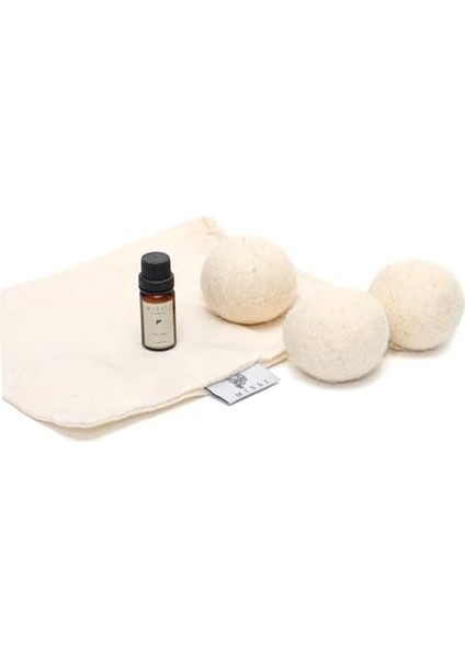 3 Adet Yün Çamaşır Kurutma Topu + 10ML Hanımeli Esansı fiyatları