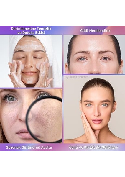 Elysian Essence Nemlendirici ve Yatıştırıcı Panthenol Yüz Temizleme Jeli - Kolajen & Hyaluronic Acid Ilaveli 200 ml