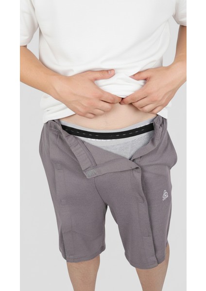 Adaptif Gri Yatan Hasta Bakım ve Tedavi Şortu indirimleri