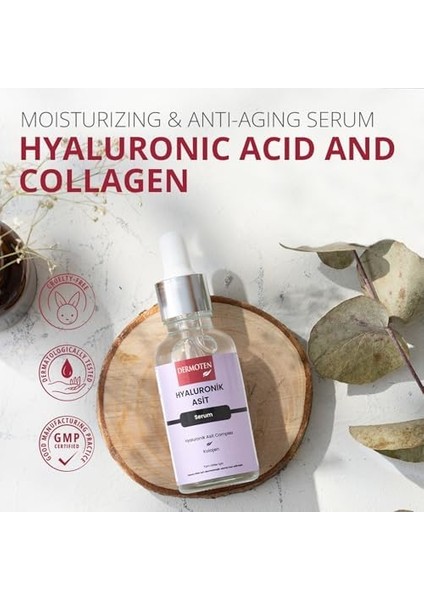 Dermoten Hyaluronik Asit Nemlendirici Cilt Bakım Serumu 30 ml fiyatları