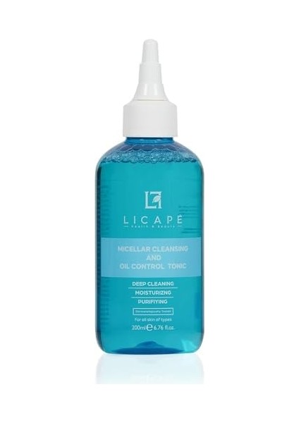 Licape-Gözenek Sıkılaştırıcı, Arındırıcı ve Yağ Dengeleyici Tonik 200ML