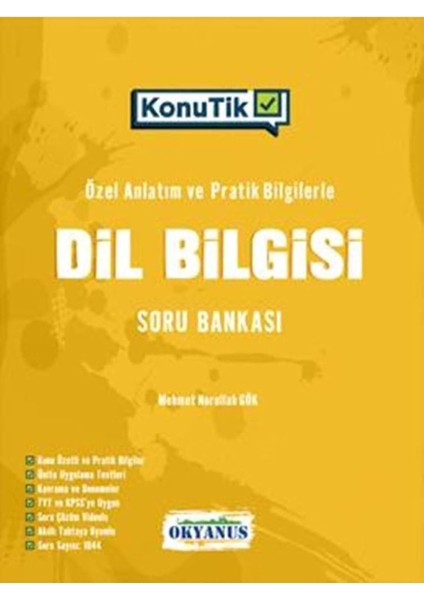 Okyanus Tyt Konutik Dil Bilgisi Soru Bankası
