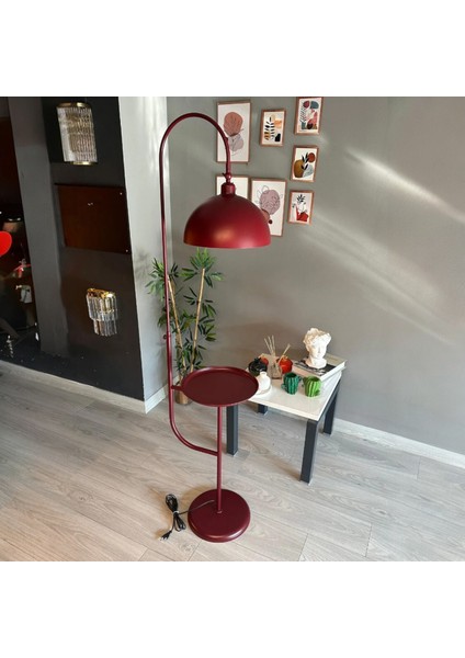 Vişne Çürüğü Lambader Hareketli Başlık Sehpalı Modern Dekoratif Metal Oturma Odası Çalışma Odası fırsatları