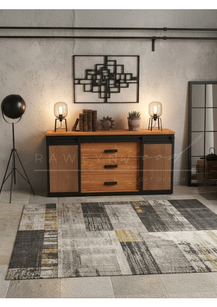 Vega Doğal Ahşap Sürgülü Çemeceli Konsol 150CM fiyatları