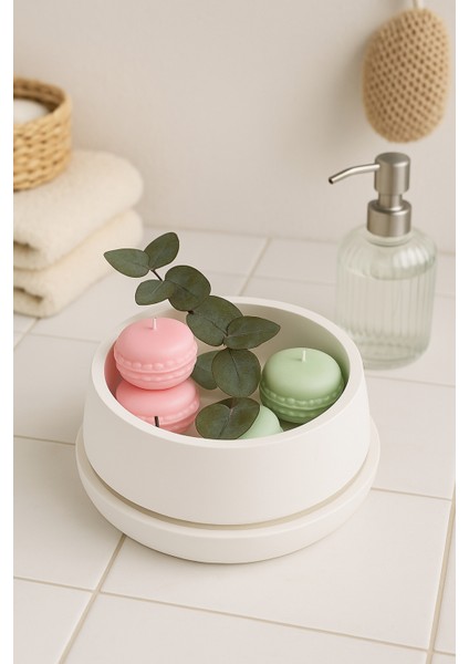 Atlas Ivory Dekoratif Tabak & Kase Seti fırsatları