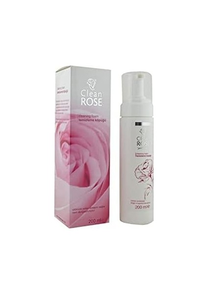 Clean Rose Temizleme Köpüğü 200 ml
