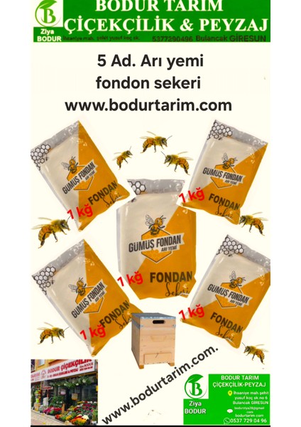 Bulancak Fondan Şekeri Kek Arı Yemi 5 Ad.