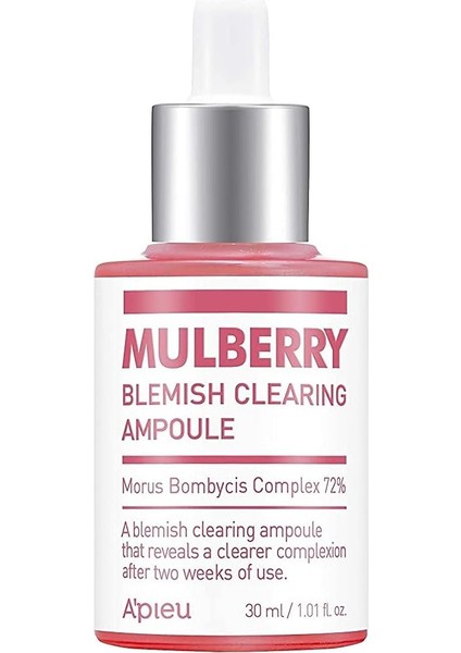 A&apos;pıeu Leke Görünümünü Hafifletmeye Yardımcı Dut Özlü Ampul A&apos;pıeu Mulberry Blemish Clearing Ampoule 30ML