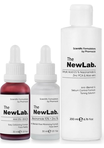 The Newlab. Sivilce Karşıtı Bakım Seti